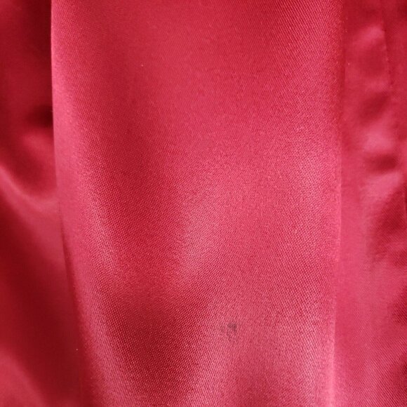 Vintage Jack Bloom Mohair Wool Boucle Coat Womens S Red Nubby Bracelet Sleeve - Picture 11 of 12